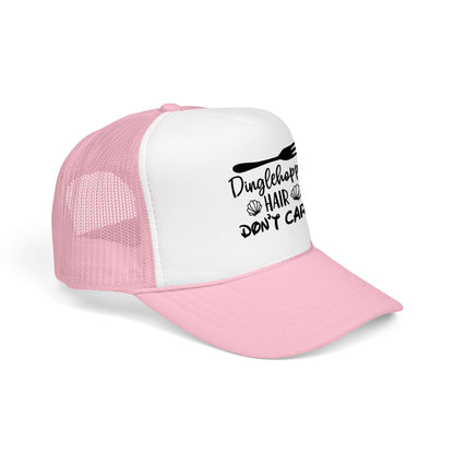 Dinglehopper Hair Don't Care; Trucker style hat