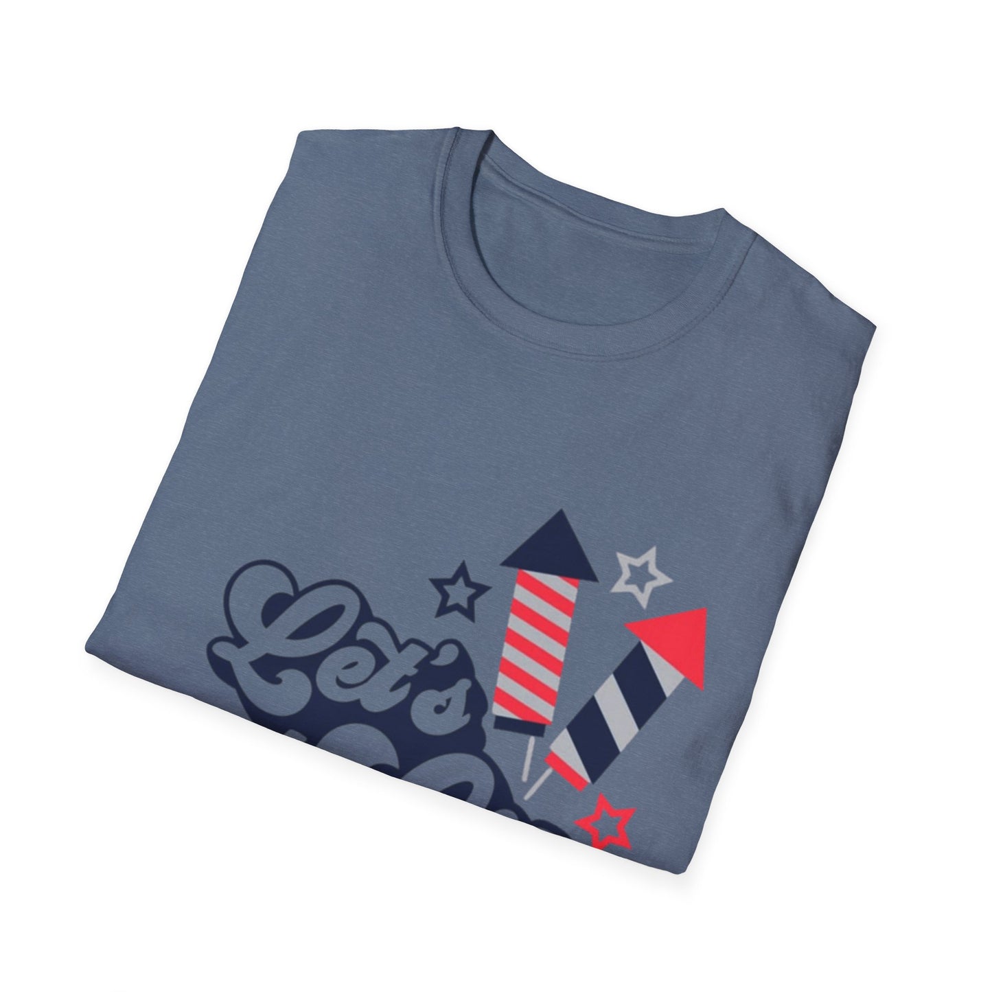 Let's Get Lit Fireworks T-Shirt — 4th of July Patriotic Party Tee