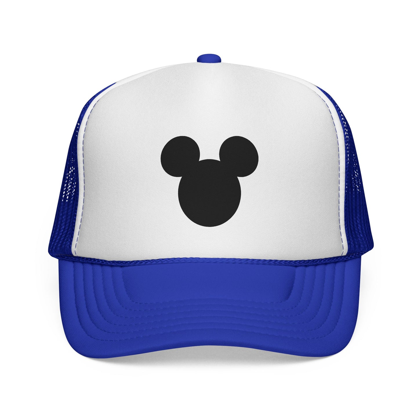 Mouse Silhouette Trucker | Black White Minimalist Cap