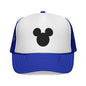 Mouse Silhouette Trucker | Black White Minimalist Cap