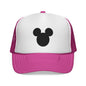 Mouse Silhouette Trucker | Black White Minimalist Cap