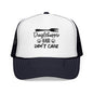 Dinglehopper Hair Don't Care; Trucker style hat