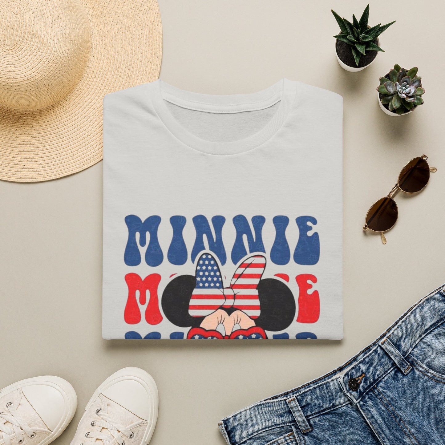 Minnie Patriotic Graphic T-Shirt