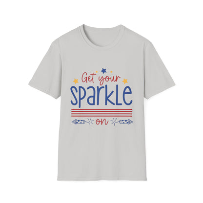 Get Your Sparkle T-Shirt — Patriotic Stars Graphic Tee