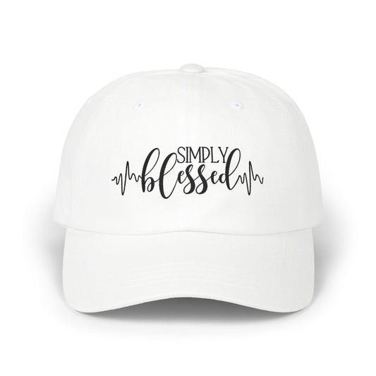 Simply Blessed Dad Baseball Cap: Soft Cotton, Unstructured - Vintage Buckle