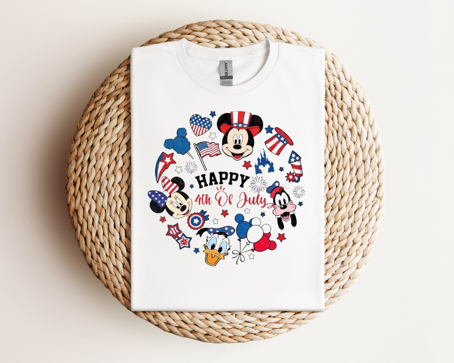 4th of July Mickey T-Shirt — Happy 4th of July Patriotic Disney Tee