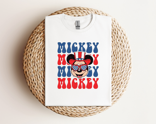 Mickey Patriotic Retro T-Shirt