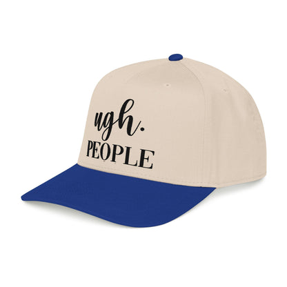 Ugh People Embroidered Cotton Twill Cap – Structured Mid-Profile Snapback