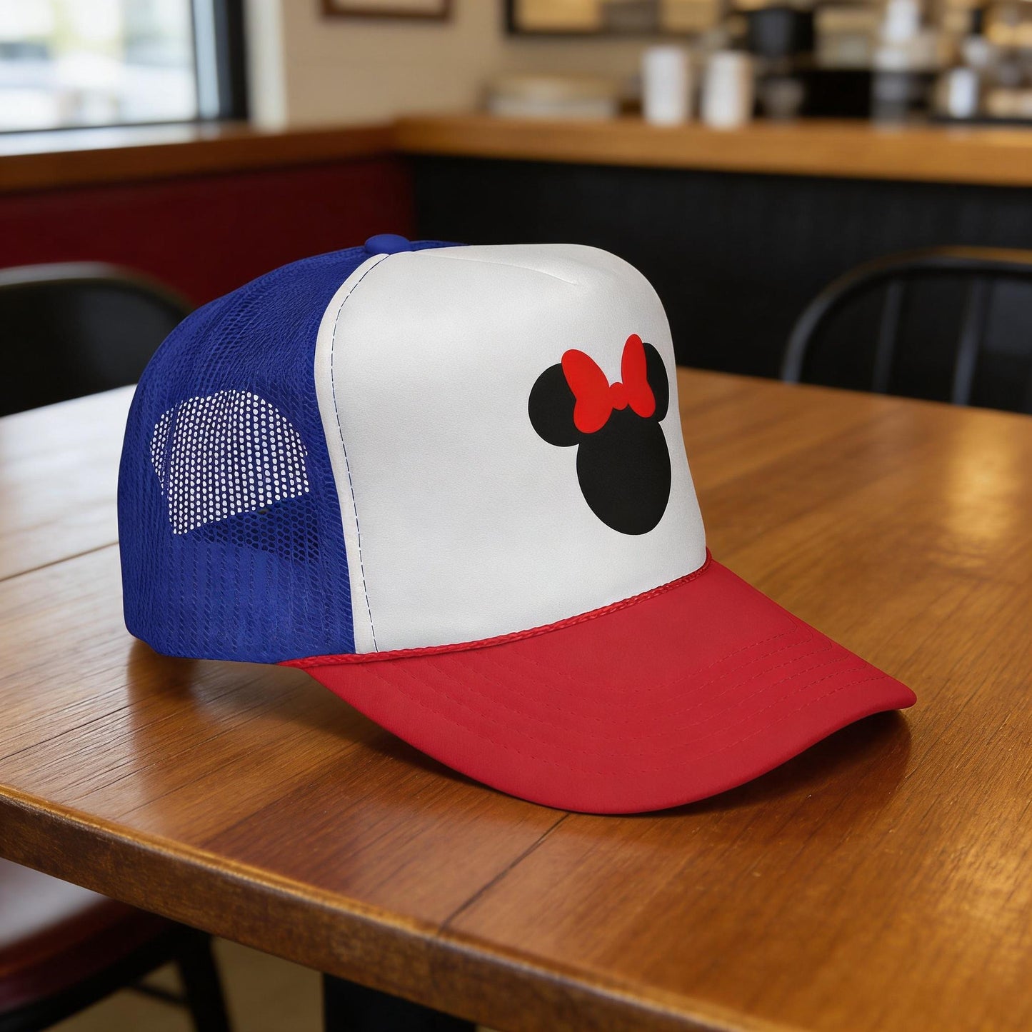 Mouse Silhouette Cap: Casual Trucker Hat (Seven Colors, Adjustable)